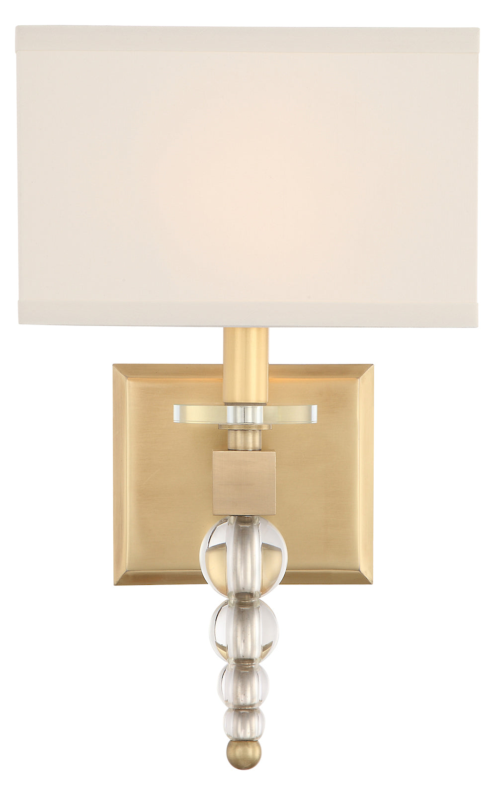 Clover 1 Light Aged Brass Sconce – Style: 8069756 XI56305907613